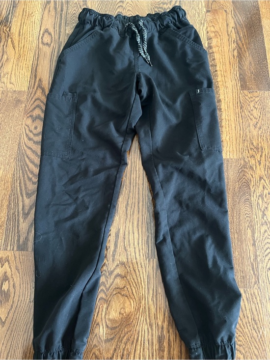 Jaanuu Pants - Jaanuu Black Women's Drawstring Cargo Jogger Pants